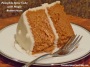 Pumpkin Spice Cake with Maple Buttercream